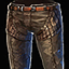 Black Swamp Leather Trousers