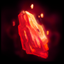 Harpy's Crystallized Red Teardrop