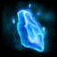 Harpy's Crystallized Blue Teardrop